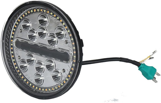 ya 4 8.10 2x 7 inch LED Headlight High/Low Beam DRL Turn Signal Headlamp for Suzuki Samurai SJ410