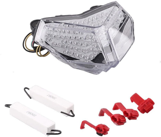 ya 4 8.8.2 Clear Rear Tail Light Turn Signals for Ducati 1198 R CORSE 2009 2010 & 848 2008