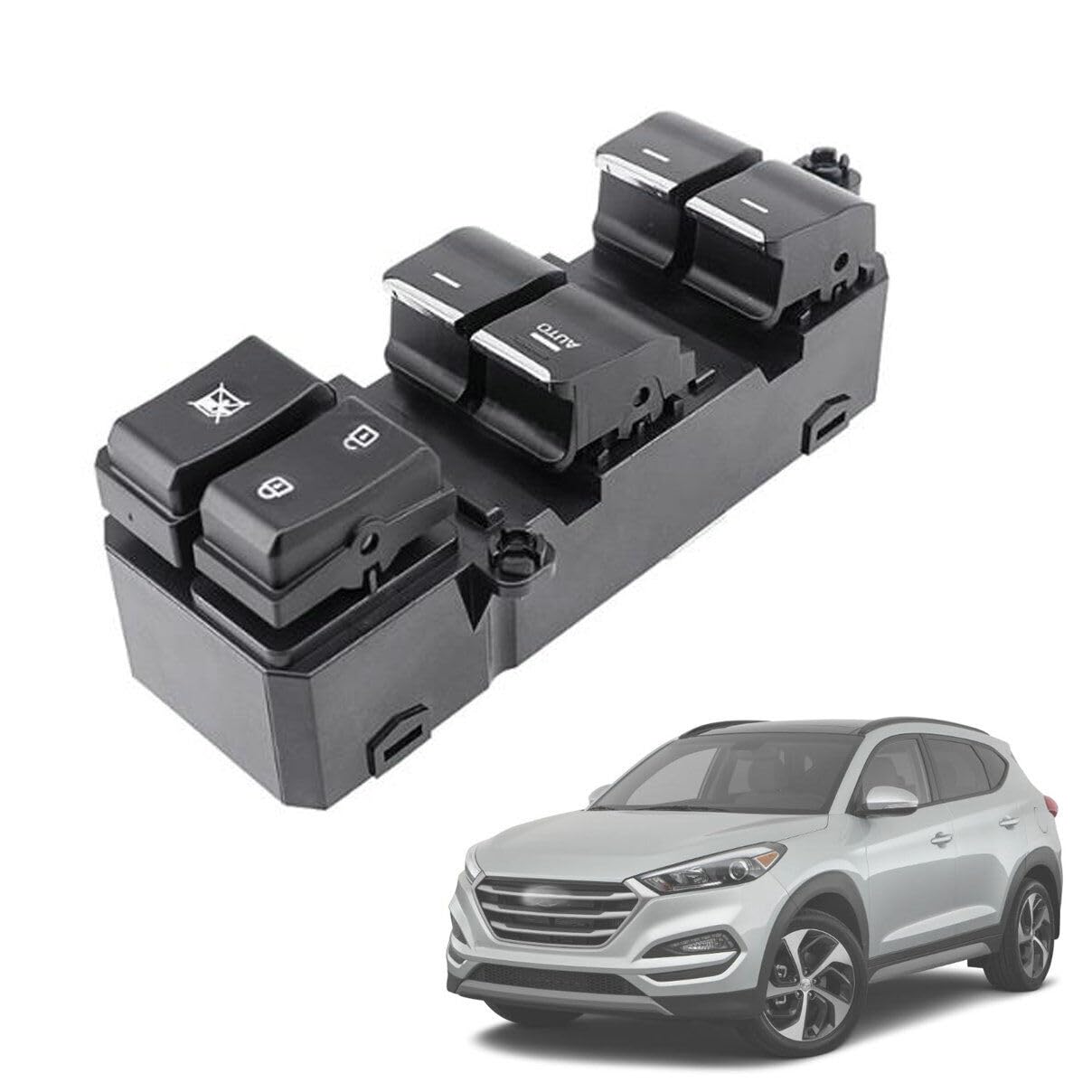 ya 4 8.8.2 Automatic 93571-D3000 LHD Master Power Window Switch for Hyundai for Tucson 2016-2018