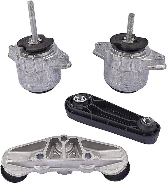 ya 12 10.8 zhengce Set of 4PCS Engine Mount Kit for Porsche for Panamera 4.8L V8 2010-2016