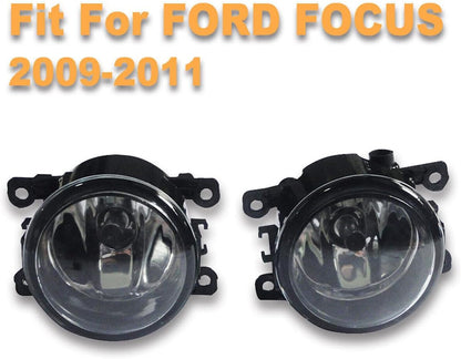 ya 7 8.24 baidi Left & Right Clear Lens Bumper Driving Fog Light Lamps for Ford Focus 2009-2014