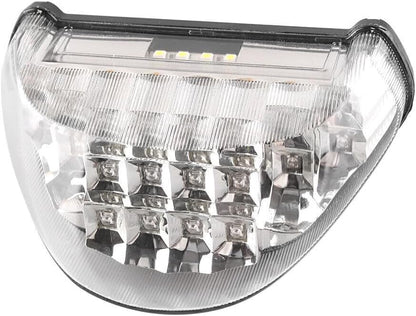 ya 10 9.16 zhengce Clear LED Brake Tail light Fit for Kawasaki ZX12R 2000-2005 w/Turn Signal