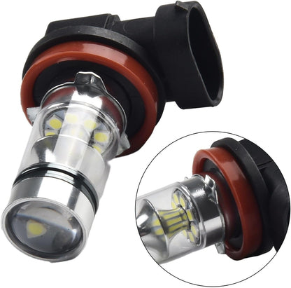 ya 4 8.8 High 10000k -6500k 2x driving H11 LED chip H8 white 2323 lamp 60w fog light 