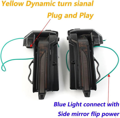 ya 4 8.10 Turn Signal Light Rear View Mirror Indicator Lamp for Audi Q2 Q3 2019-2023
