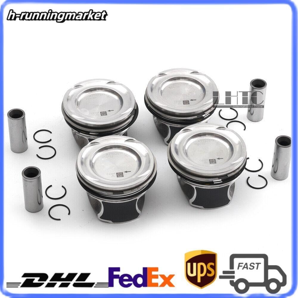 ya 4 8.14 Pistons Rings Set KS STD for Mercedes-benz W176 A250 CLA250 2.0T A2700300024