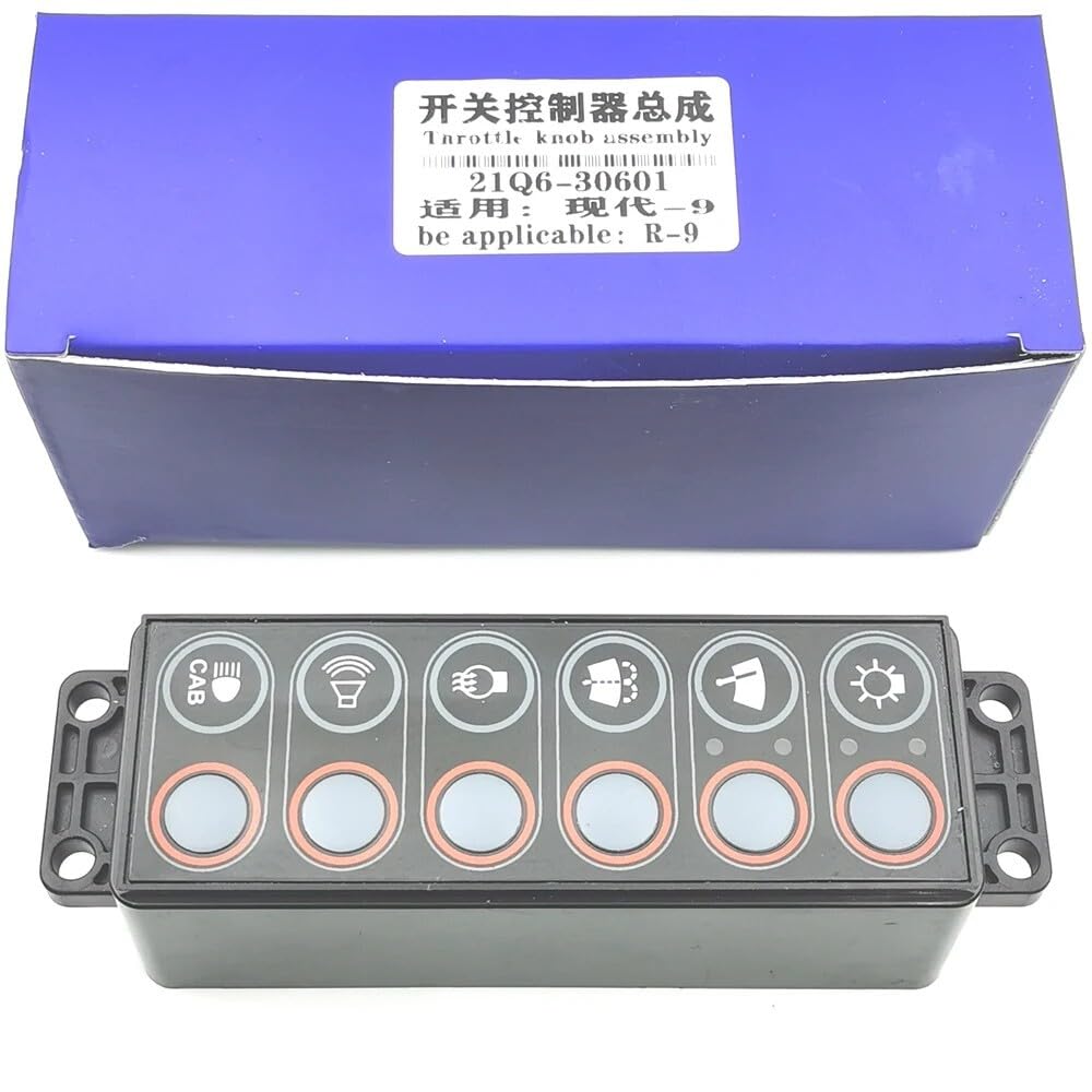 ya 6 8.24 baidi Headlight Control Switch Panel for Modern excavators 21Q6-30601 21Q630601