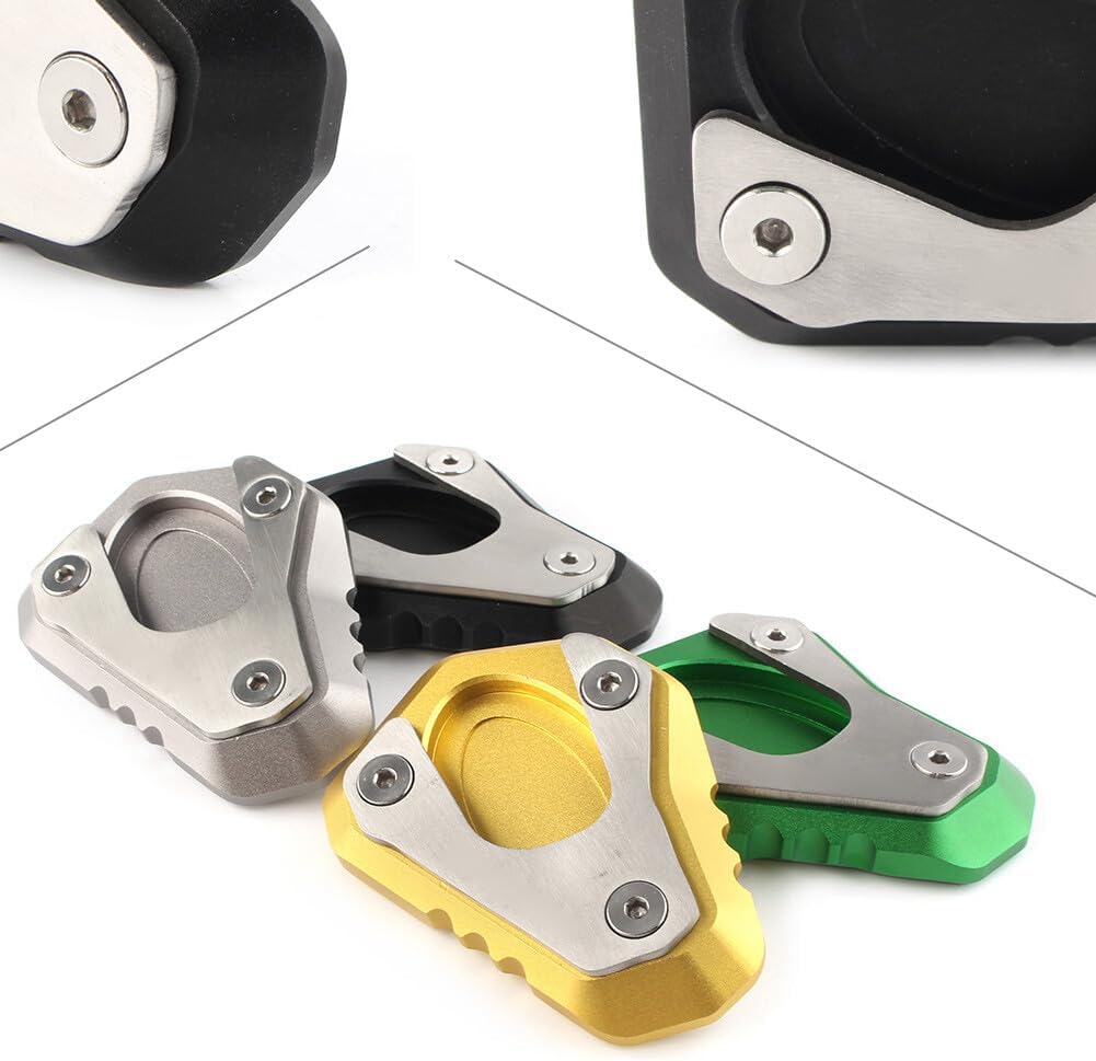 ya 2 8.15 for Kawasaki Z1000 2010-2018 11 Kickstand Foot Side Stand Extension Enlarger Pad