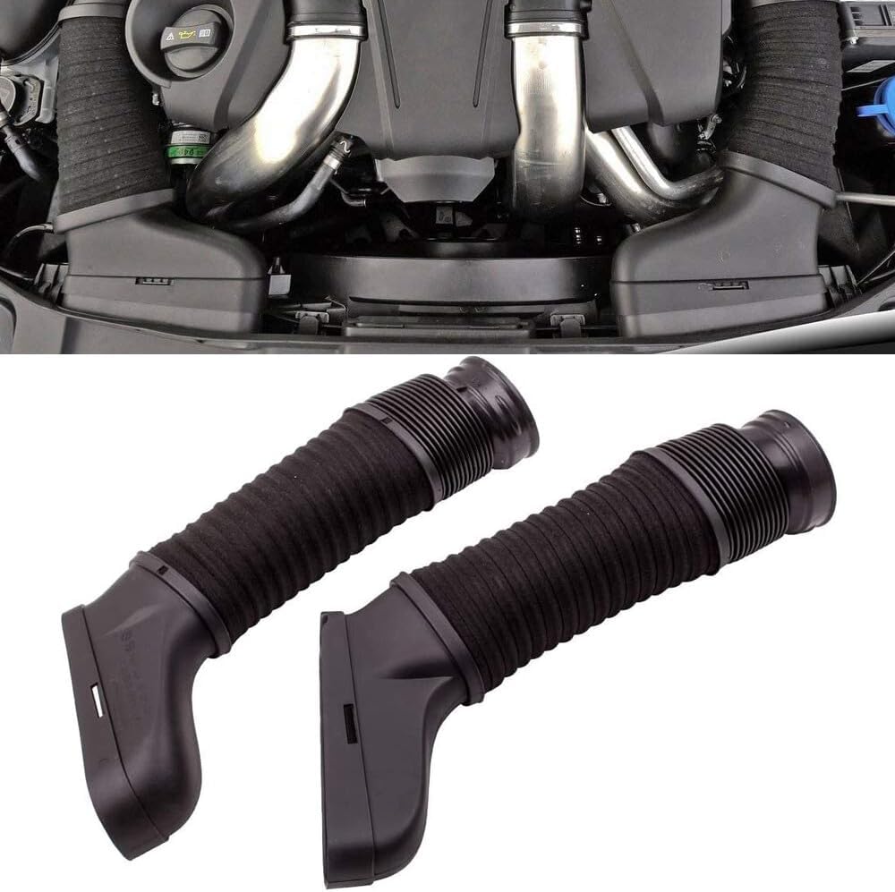 ya 7 8.24 baidi for Mercedes-Benz W204 W212 E350 2008-2012 Pair Air Intake Inlet Duct Hose Pipe