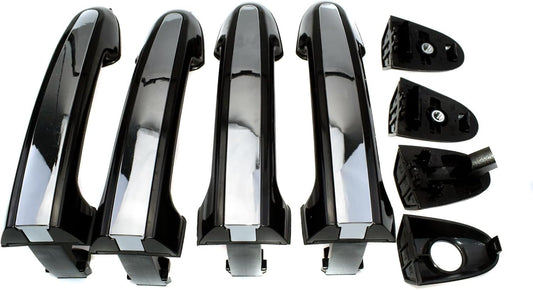 ya 2 8.15 Exterior Door Handle 4-Piece Set for 2007-2012 for Hyundai Santa Fe 