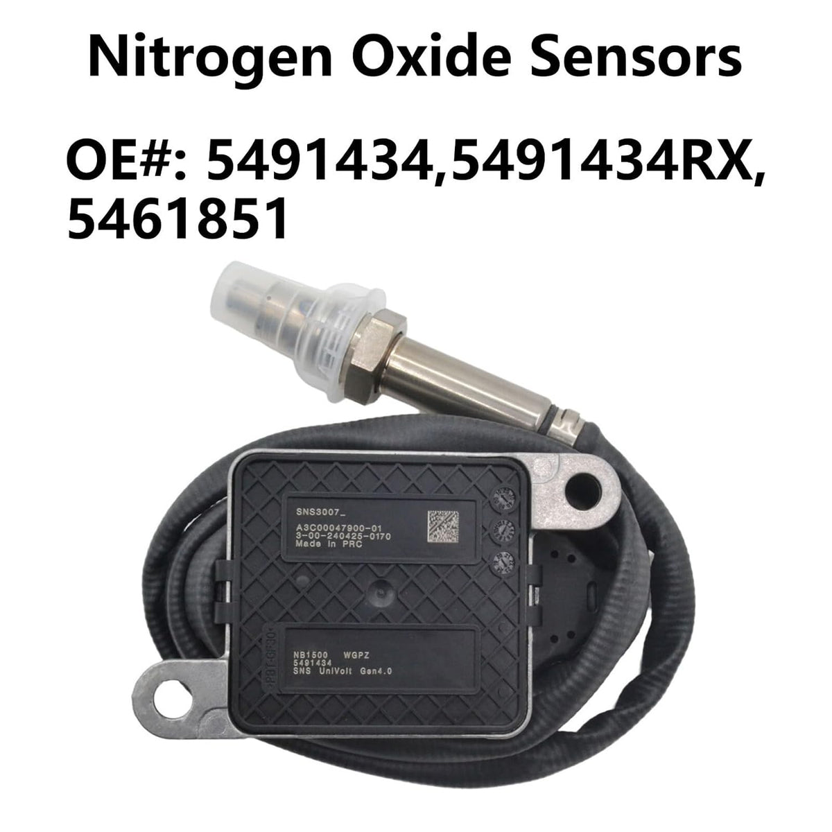 ya 9 10.24 NOx Sensor 5491434 for for Ram 2500 3500 4500 5500 6.7L Diesel L6-
