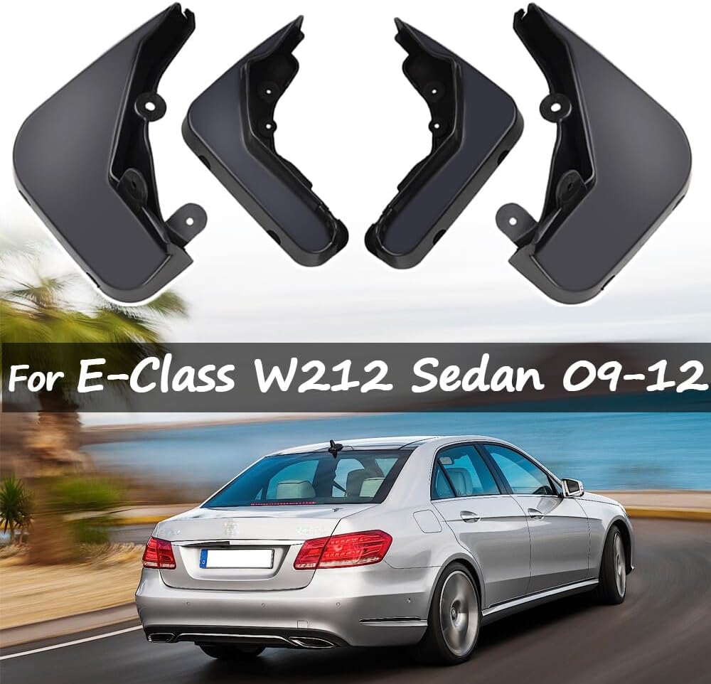 ya 7 8.24 baidi Front Rear Mud Flaps for Benz W212 E-Class Sedan 09-13 Splash Guards Mudguards