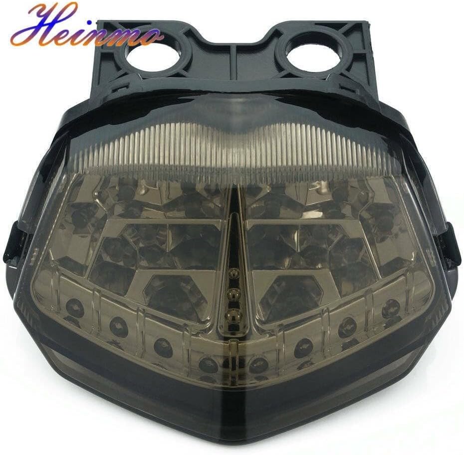 ya 4 8.24 baidi for Kawasaki Ninja 250R EX250 2008-2012 Tail Light Integrated LED Turn Signal