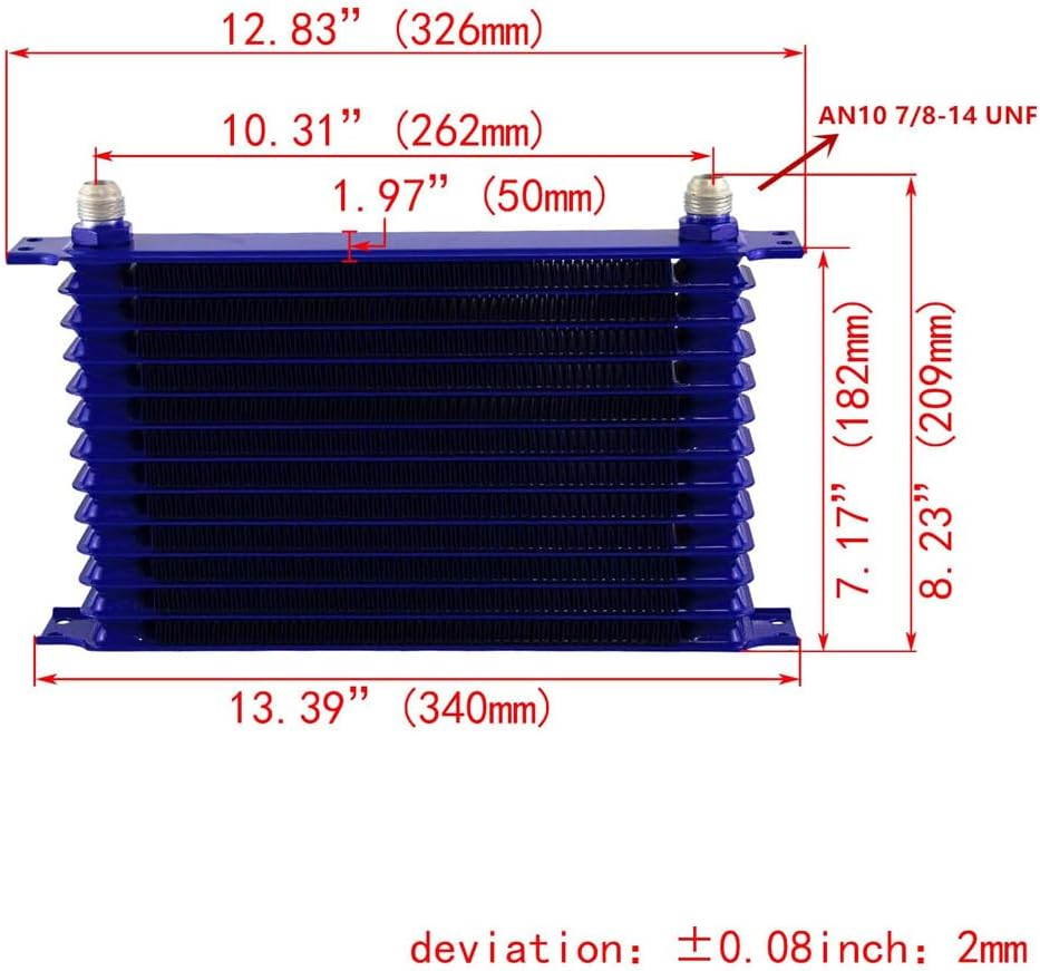 ya 12 10.8 baidi 13 Row Trust Oil Cooler Kit for Nissan Silvia S13 S14 S15 180SX 200SX SR20DET BL