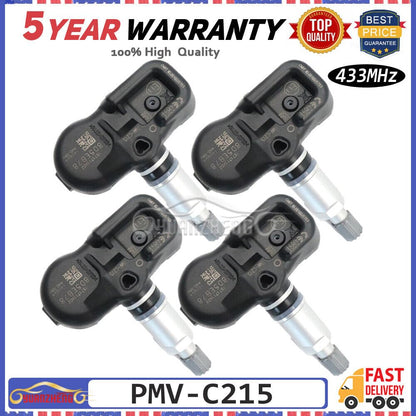ya 3 8.24 baidi 4pcs PMV-C215 Tire Pressure Monitoring Sensor 42607-48020 TPMS for Toyota for Lexus LC RX