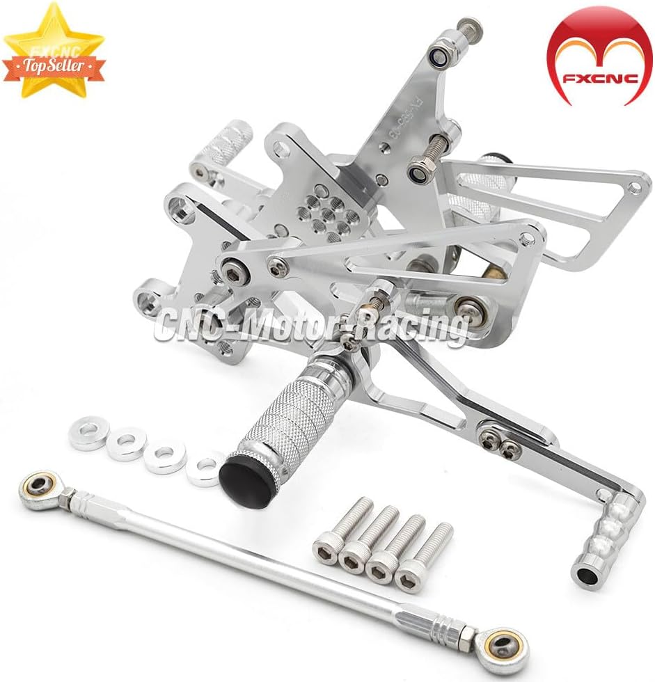 ya 5 8.10 CNC Rear Brake Kit Footpeg Reearsets for Speed Triple 509 595 955 1050 2002-2010