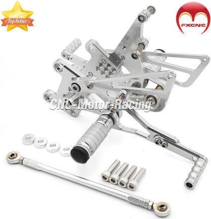ya 8 8.24 baidi CNC Rear Brake Kit Footpeg Reearsets for Speed Triple 509 595 955 1050 2002-2010