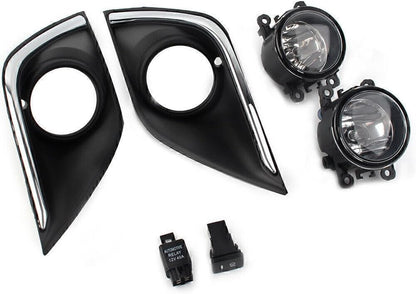 ya 2 8.15 Fog lights, headlights, protective cover, and wiring harness switch are suitable for Mitsubishi Outlander 2016-19