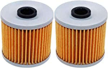 ya 4 8.14 2x Motorcycle Oil Filter for Kawasaki 220 Bayou KLF220 KLF-220 1988 1999 2000