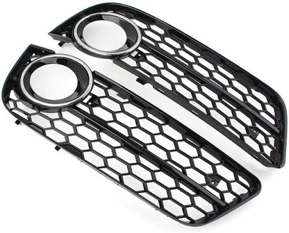ya 2 8.15 Cellular network front bumper fog light grille protective cover suitable for Audi A5 2008-2011 2010