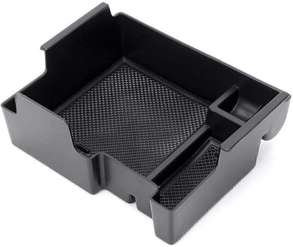 ya 4 8.8.2 Fit for Ford Explorer 2011-2017 Console Armrest Storage Bin Box Tray Container Black
