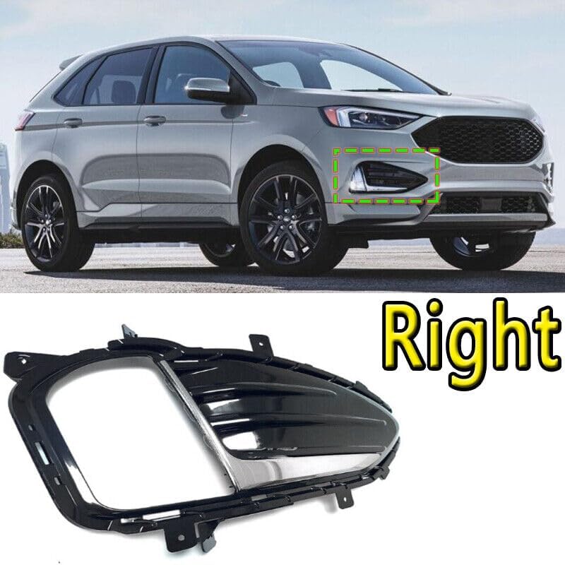 ya 2 8.15 Suitable for Ford Edge 2019 2020-2022 front drive side bumper fog light cover baffle