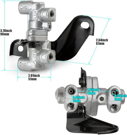 ya 4 8.8 Brake Proportioning Valve for Honda for Accord DX LX EX 2-Door /4-Door 2.2L l4 GAS