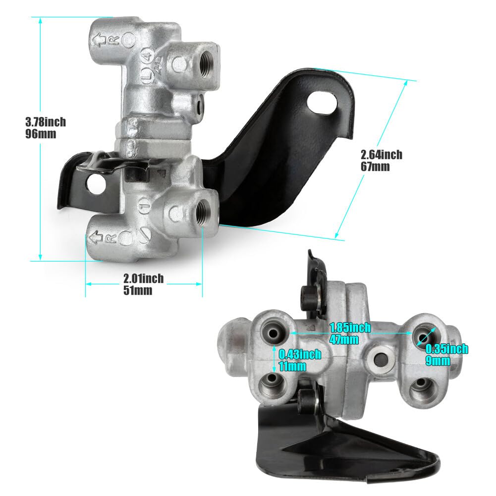 ya 9 10.24 Brake Proportioning Valve for Honda for Accord DX LX EX 2-Door /4-Door 2.2L l4 Gas