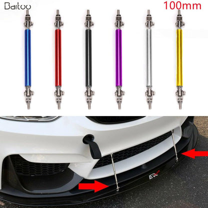 ya 2 8.15 Adjustable Front Bumper Lip Splitter Strut Rod Tie Support Bar for Dodge 100mm
