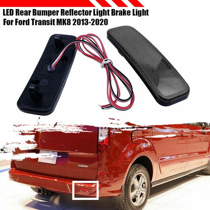 ya 13 9.15 baidi LED Rear Bumper Reflector Tail Light Lamp For for Ford Transit MK8 Connect 2013-2020