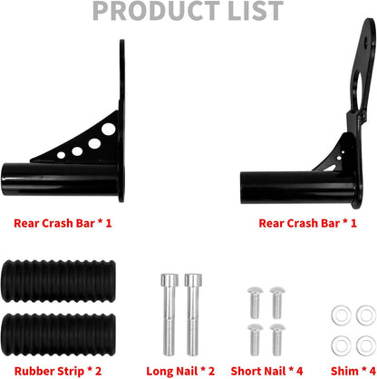 ya 5 8.24 baidi Rear Highway Passenger Foot Pegs Crash Bar for Harley Softail Low Rider 18-2023