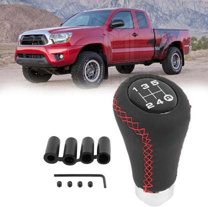 ya 4 8.24 baidi for Toyota Tacoma for Manual Shift Knob Gear Stick Shifter Lever Leather 5 Speed