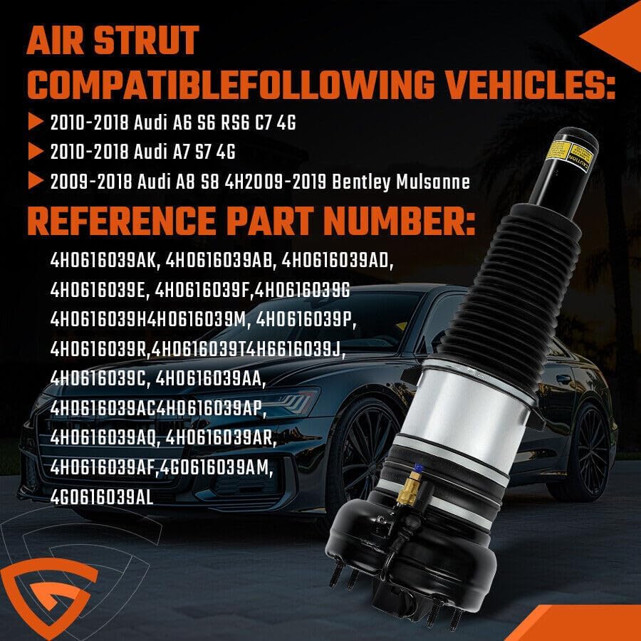 ya 10 9.16 baidi for Audi A8 S8 D4 4H Quattro 1X Front Air Suspension Strut 4G0616039AB KY