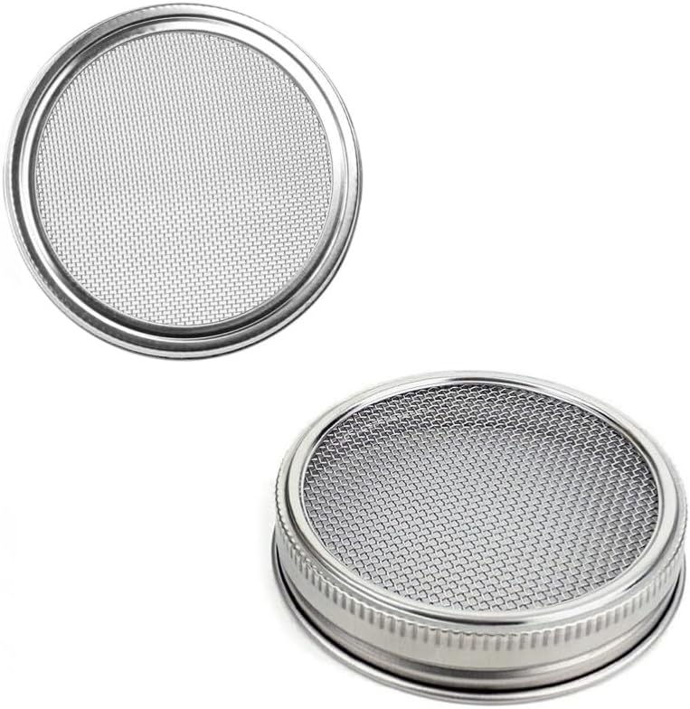 ya 14 9.20 baidi 2PCS Sprouting Lids for Wide Mouth Jars for Making Organic-1