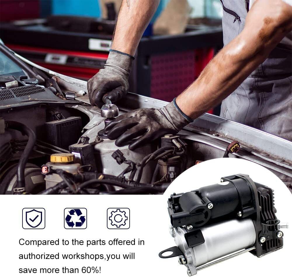ya 10 9.16 baidi For for Mercedes W164 X164 GL450 2006-2012 Air Suspension Compressor + Valve Block