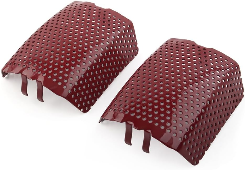 ya 6 8.14 for Harley V-Rod & Touring 2006-2019 Brown Steel Front Caliper Screen Inserts