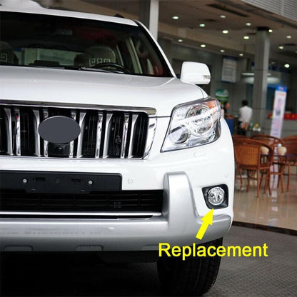 ya 4 8.24 baidi Pair of Front Fog Light Bezels Fits 2010-2012 for Land Cruiser Prado 4000 