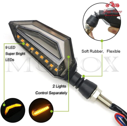 ya 2 8.15 Flasher Indicator Turn Signal Light Fit For CBR600RR/900RR CB1000 VFR800 VTR