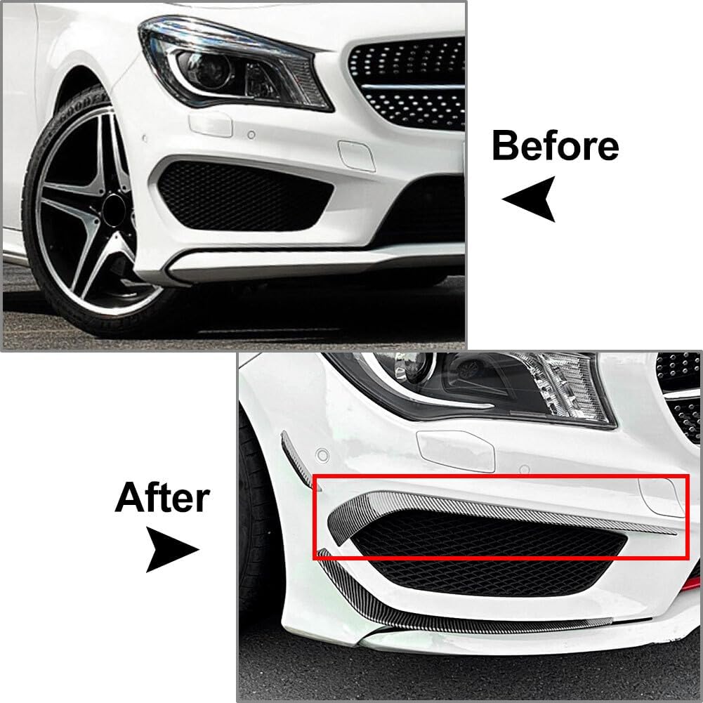 ya 2 8.15 Front Air Vent Spoiler for Mercedes-benz CLA Class C117 Prefacelift 2013-16 2016