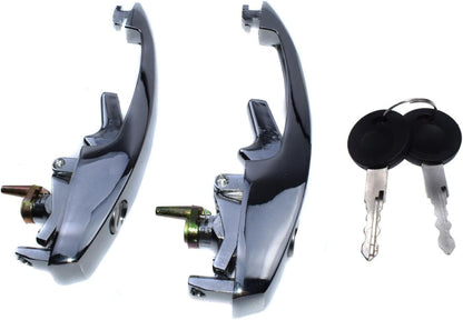 ya 4 8.8.2 2-Pack Door Handle Front External with Key Fits for VW Type 1 Bug 68-79 113837205M