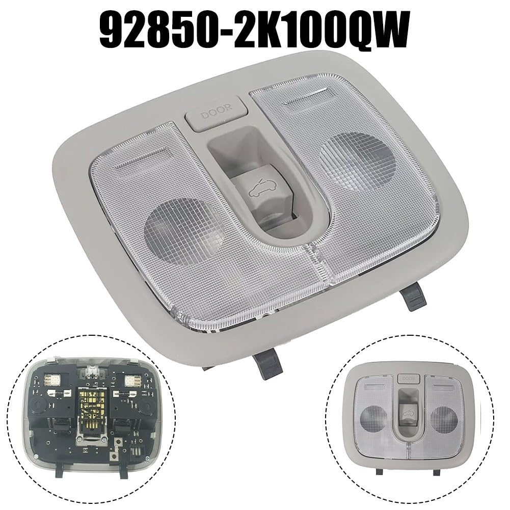 ya 23 10.7 baidi Gray Head Console Reading Lamp for for Kia for Soul 2009 2012 Easy Install