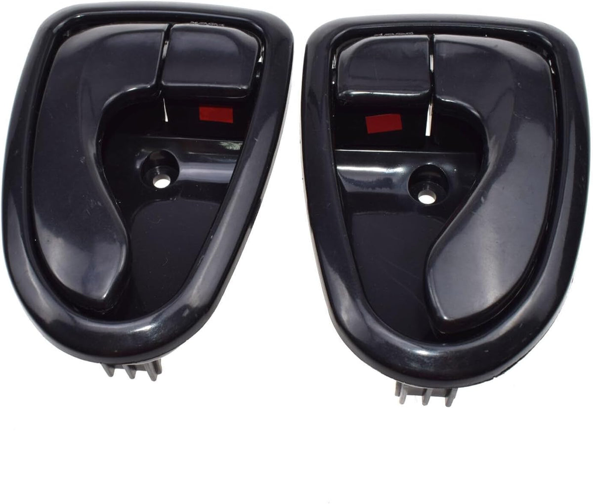 ya 4 8.14 Pair of Interior Door Handles Black Left and Right for Hyundai Accent 2000-2006