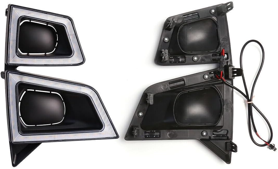 ya 2 8.15 A pair of LED daytime running lights DRL fog lights suitable for Isuzu D-max Dmax 2020 2021 2022