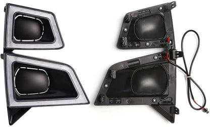 ya 2 8.15 A pair of LED daytime running lights DRL fog lights suitable for Isuzu D-max Dmax 2020 2021 2022