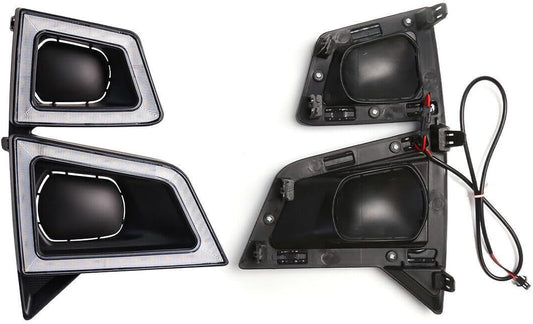 ya 2 8.15 A pair of LED daytime running lights DRL fog lights suitable for Isuzu D-max Dmax 2020 2021 2022