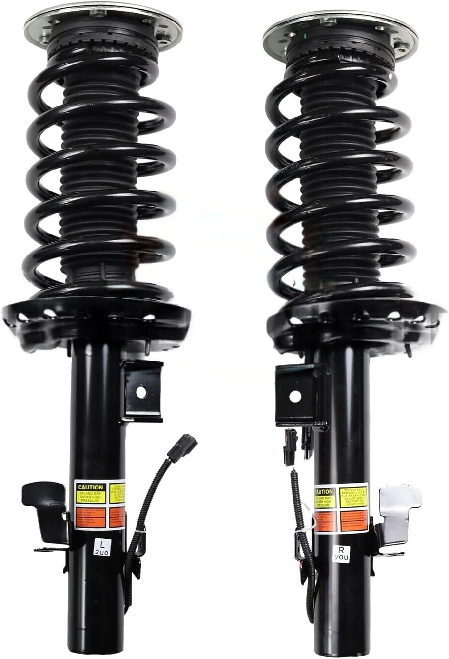ya 12 10.8 baidi 2x Front Shock Struts Assembly w/Magnetic Fit for Range Rover Evoque L538 2012-2018