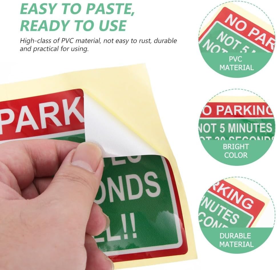ya 5 8.24 baidi 2 Pcs Car Sticker Logo Warning Signs for Parking Vehicle Child Stickers