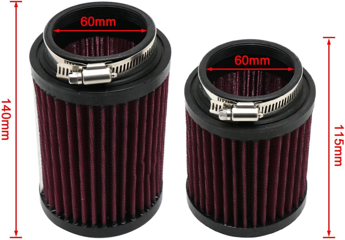ya 10 9.16 zhengce Carburetor Air Filter Air Cleaner Clamp-On Flange for Honda CB1300 CL400 Ca