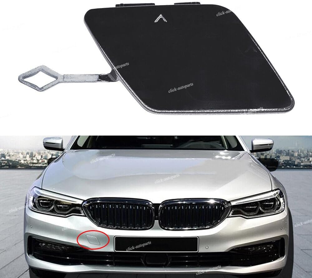 ya 27 10.13 baidi 51117427448 Front Bumper Tow Cover Fits 2017 2018 for BMW 530e 530i xDrive 540i-1