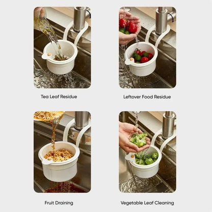 ya 14 9.20 baidi Hanging Sink Drain Basket Drain Basket Easy Access While Cooking-1