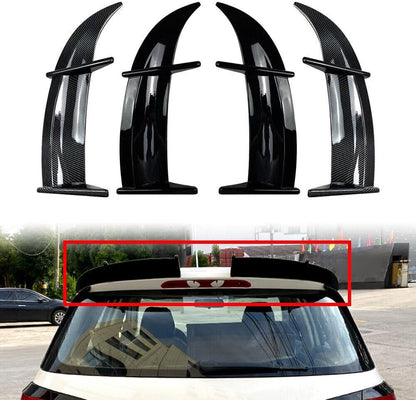 ya 4 8.14 for VW for Golf MK6 R 2008-2012 Car Rear Roof Spoiler Window Wing Lip